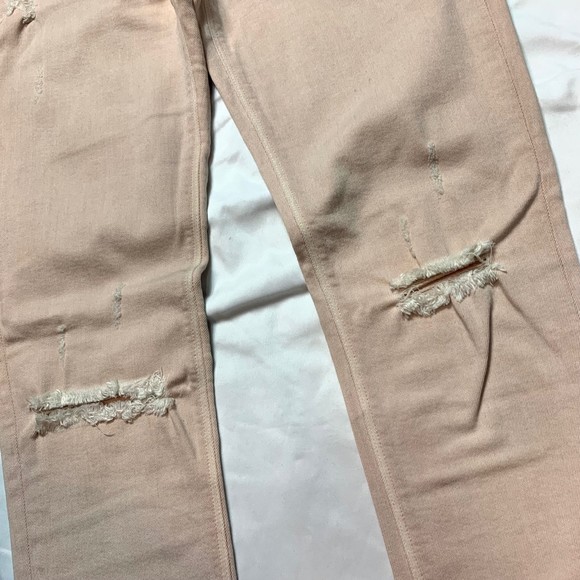 Hudson Nico‎ Mid Rise Pastel Blush Pink Skinny Jeans - Picture 4 of 7